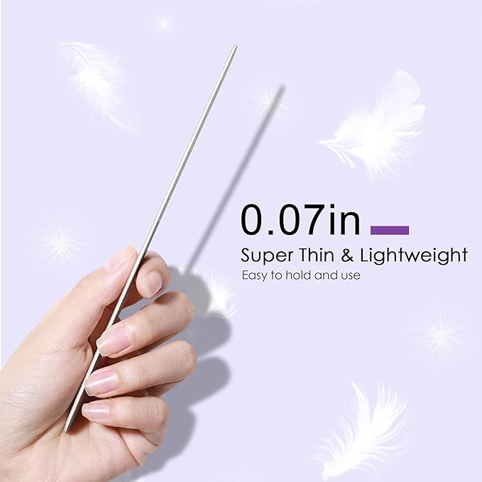 Canvalite Nail File Large Emery Boards for Nails 100/180 Grit Nail Files for Natural Nails Manicure Pedicure Tool for Home and Salon Use 100PCS, Black
