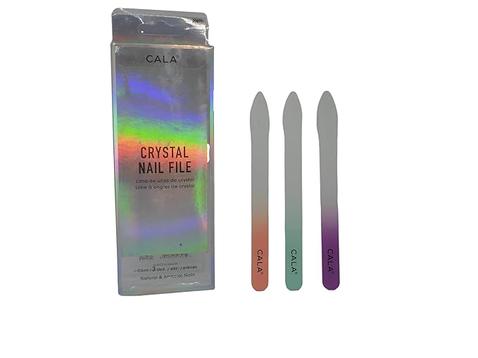 Cala Crystal nail file 3 count, 3 Count
