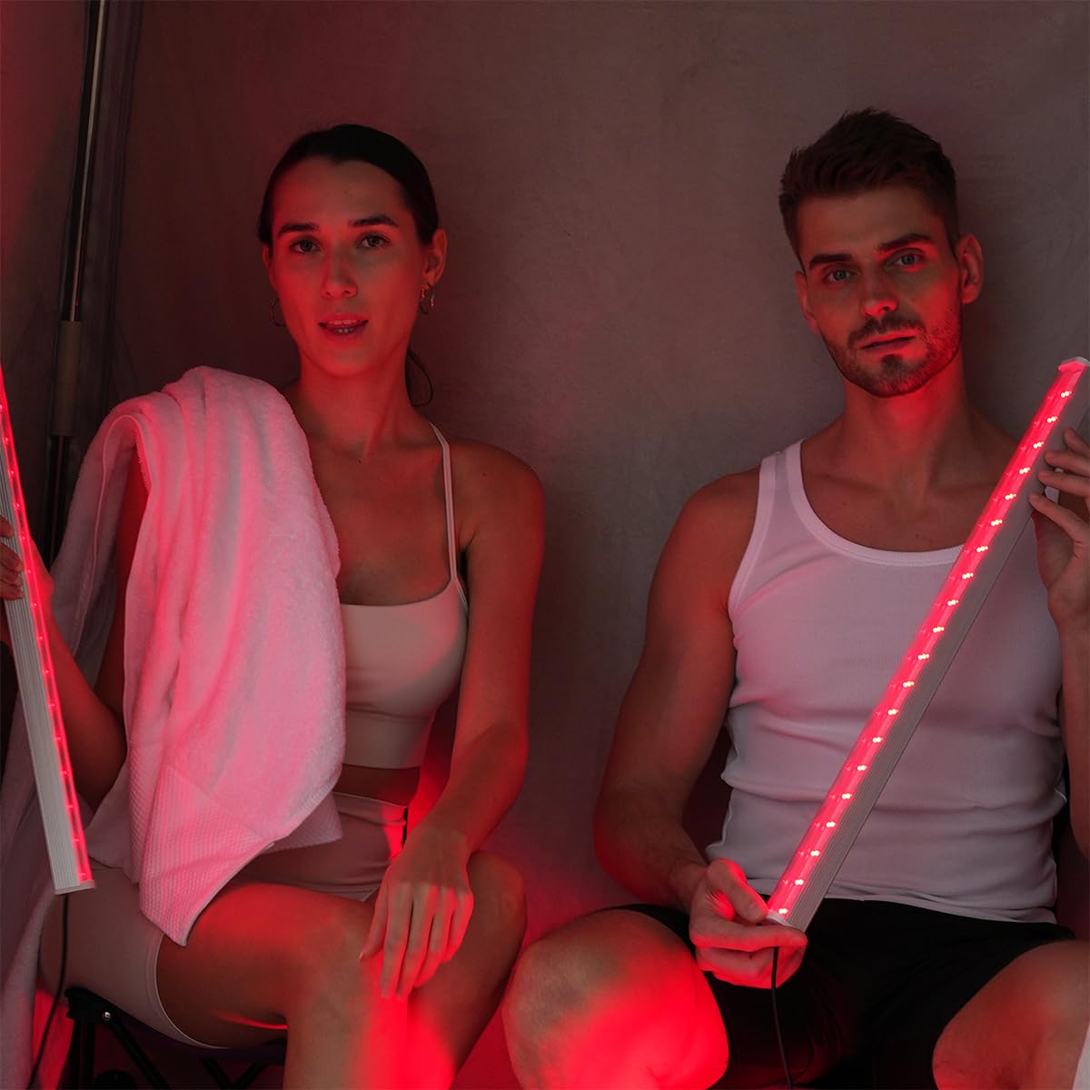 Lucear Red Light for Sauna 660nm and 850nm Infrared Therapy Panel for Portable Sauna Accessories