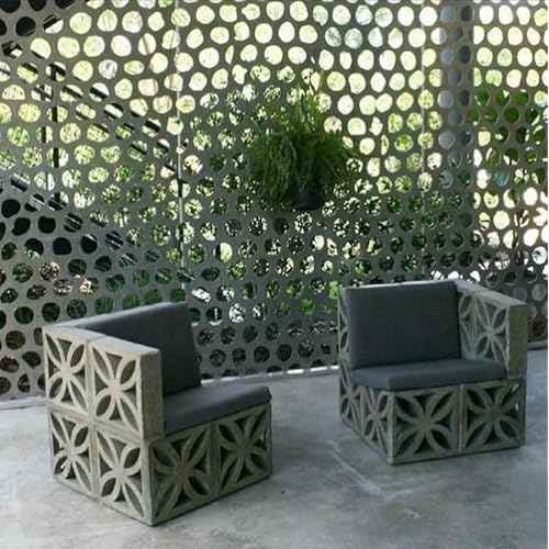 Windmill Breeze Brick Concrete Molds and Forms for Wall Decoration DIY Cement Furniture
