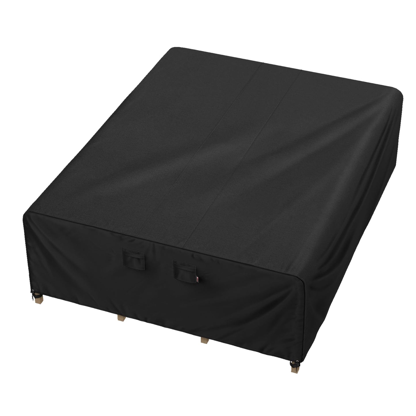 iBirdie Outdoor Patio Furniture Set Covers 100 x 76 inch fit 6 x 8 ft, 72, 74, 76 inch Wide, 100, 98, 96 inch Long Outside Dining Table and Chairs, Waterproof Weatherproof Cover, Heavy Duty 600D