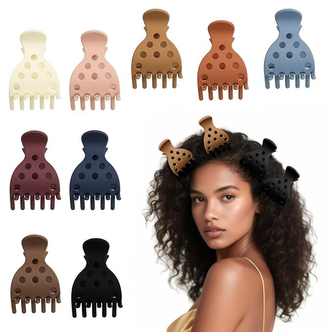 9 Hair Volume Clip for Styling,Root Claw Clips for Women Curly Thick Hair, Root Liffter for Bounce Curl