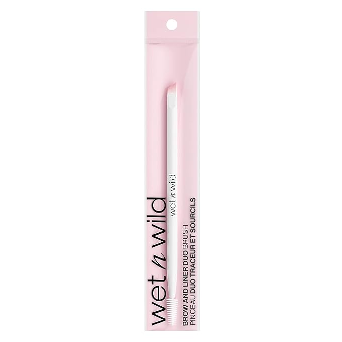 wet n wild Eyebrow and Liner Brush, Soft Fibers, Pack of 3 | Flat Angled | Ultra-Thin Precision