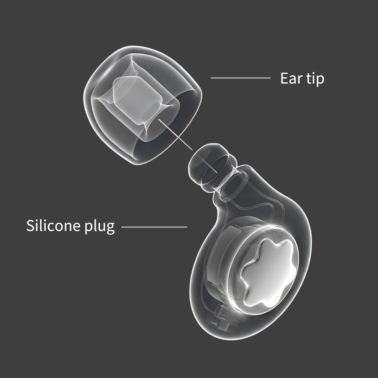 Ear Plugs for Sleeping 45DB Noise Cancelling: Ultra-Comfy Reusable Noise-Reducing Earplugs for Sleeping & Travel & Work Hearing Protection Earbuds with 8 Tips(XS,S, M, L Size)