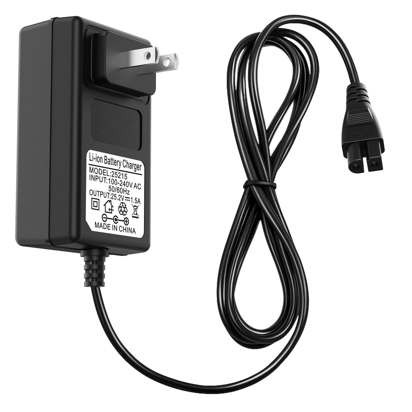 Cisain Charger for WYBOT Robotic Pool Cleaner,25.2V Charger Adapter Compatible with WYBOT C1 OS7010C Cordless Pool Vacuum Cleaner Power Adapter Cord