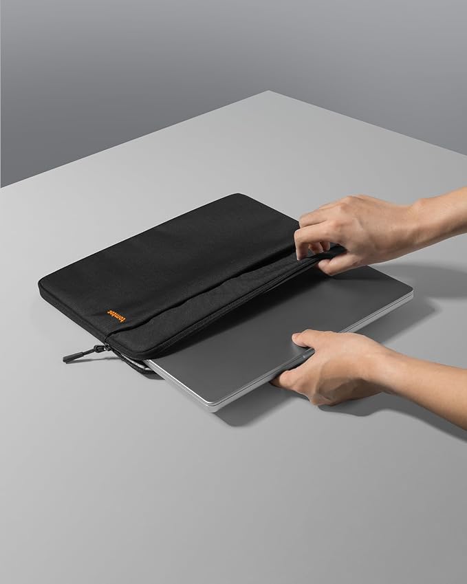 tomtoc Slim Laptop Sleeve for 13.5-14.3 Lenovo, HP, ASUS, Dell, Acer Laptop Notebook, Vivobook/Zenbook 14, Water-Resistant Protective Case for 13.8 Inch Surface