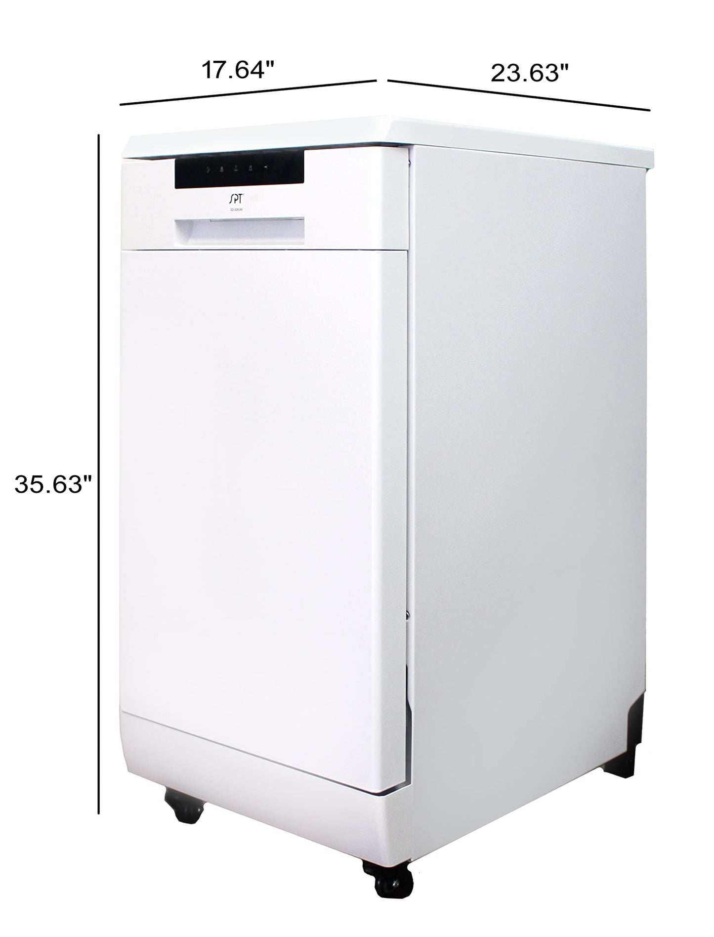 SPT SD-9263W 18″ Energy Star Portable Dishwasher – White