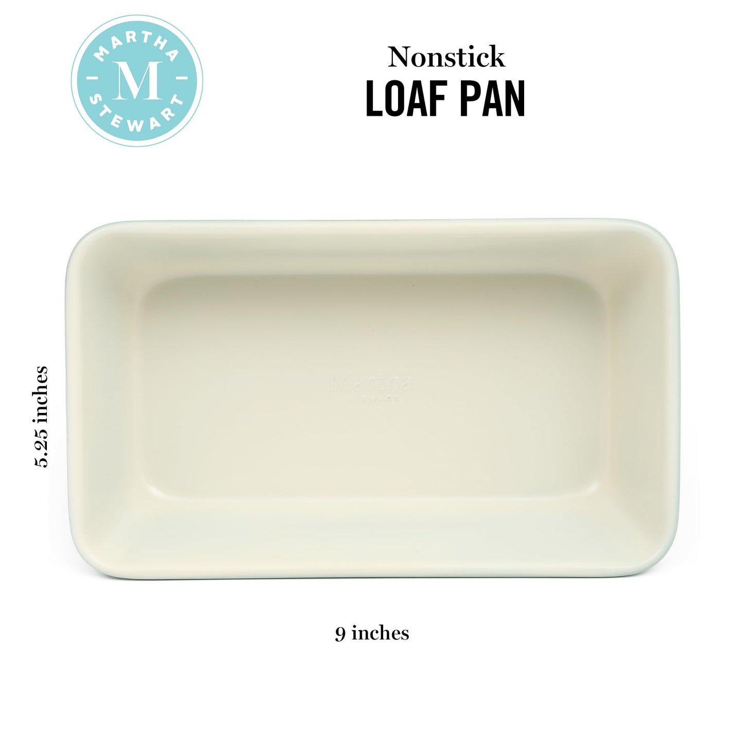 Martha Stewart Gallen 9 Inch Nonstick Carbon Steel Loaf Pan - Teal