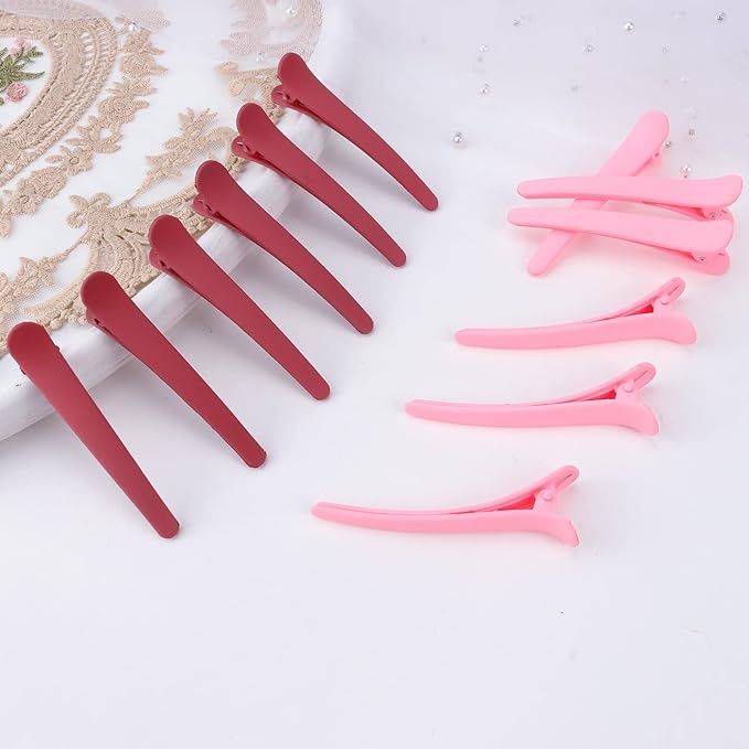 YISSION 12 PCS Hair Clips for Styling Sectioning, 3.1 Inch Matte No Crease Duck Billed Alligator Hair Clips, Hair Barrettes for Women Girls