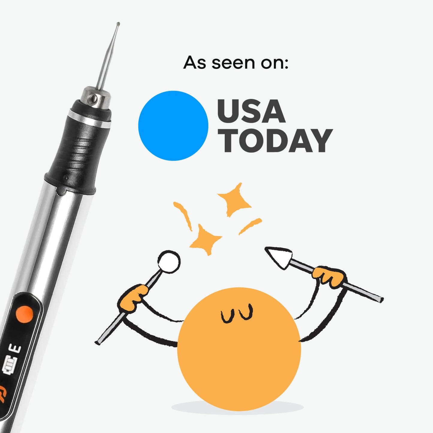Resparked Customizer Engraving Pen (Formerly Culiau): Ultimate Cordless Portable Tool for Artists & DIYers - Engrave 50+ Surfaces - Beginner Friendly - Rechargeable - Free 30 Bits & Mastery Guide