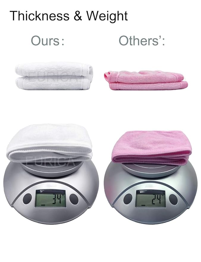 EUICAE Spa Headband, 6 Pack White - Non-slip Stretchable Washable Makeup Headband for Face Wash Facial Treatment, Fits All, Workout, Yoga, Gym, Salon, Home Use
