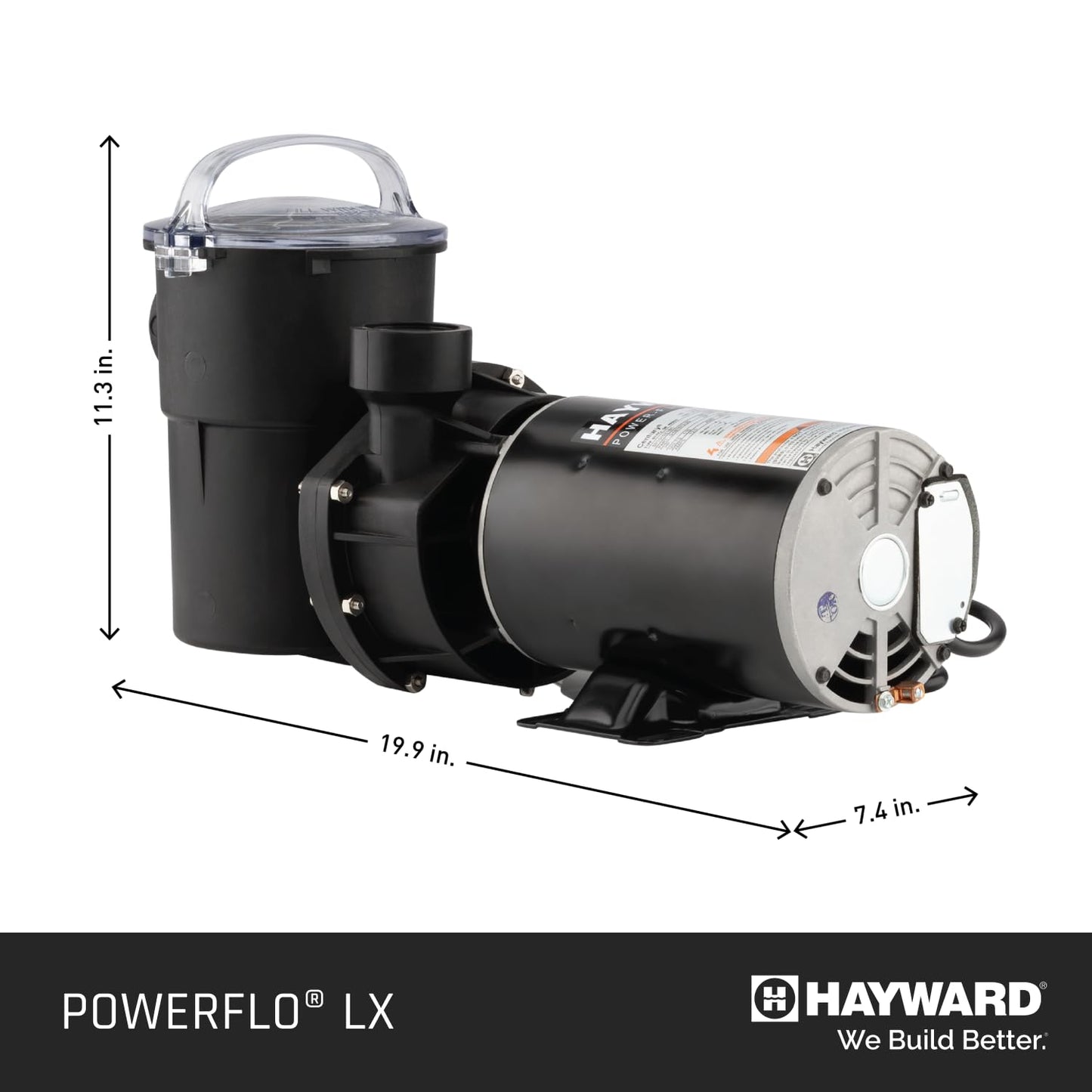 Hayward W3SP1580X15 PowerFlo LX Pool Pump for Above Ground Pools, 1.5 HP
