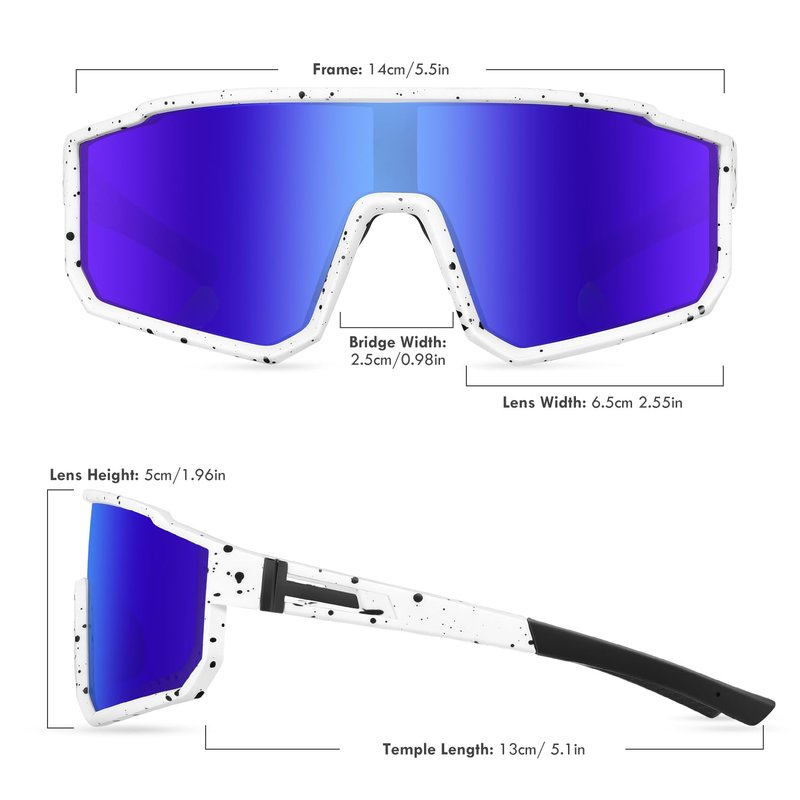 Derowern Youth Baseball Sunglasses, Kids Polarized Sports Sun glasses, Lightweight TR90 Frame UV400 Protection Outdoor Glasses for Boys Girls Softball Cycling Golf