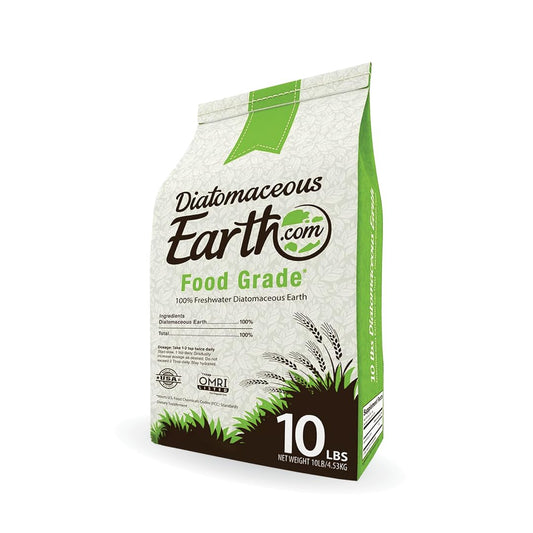 DiatomaceousEarth Food Grade Diatomaceous Earth â 10lb | 100% Organic, All-Natural Powder | Safe for Humans & Pets | OMRI Listed for Organic Use