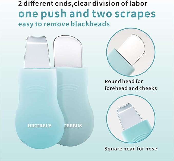 Silicone Face Scrubber, Facial Cleansing Brush Silicone Face Wash Brush,Gentle Exfoliator Pad & Massager, for Men Women Cleansing and Exfoliating (Blue)