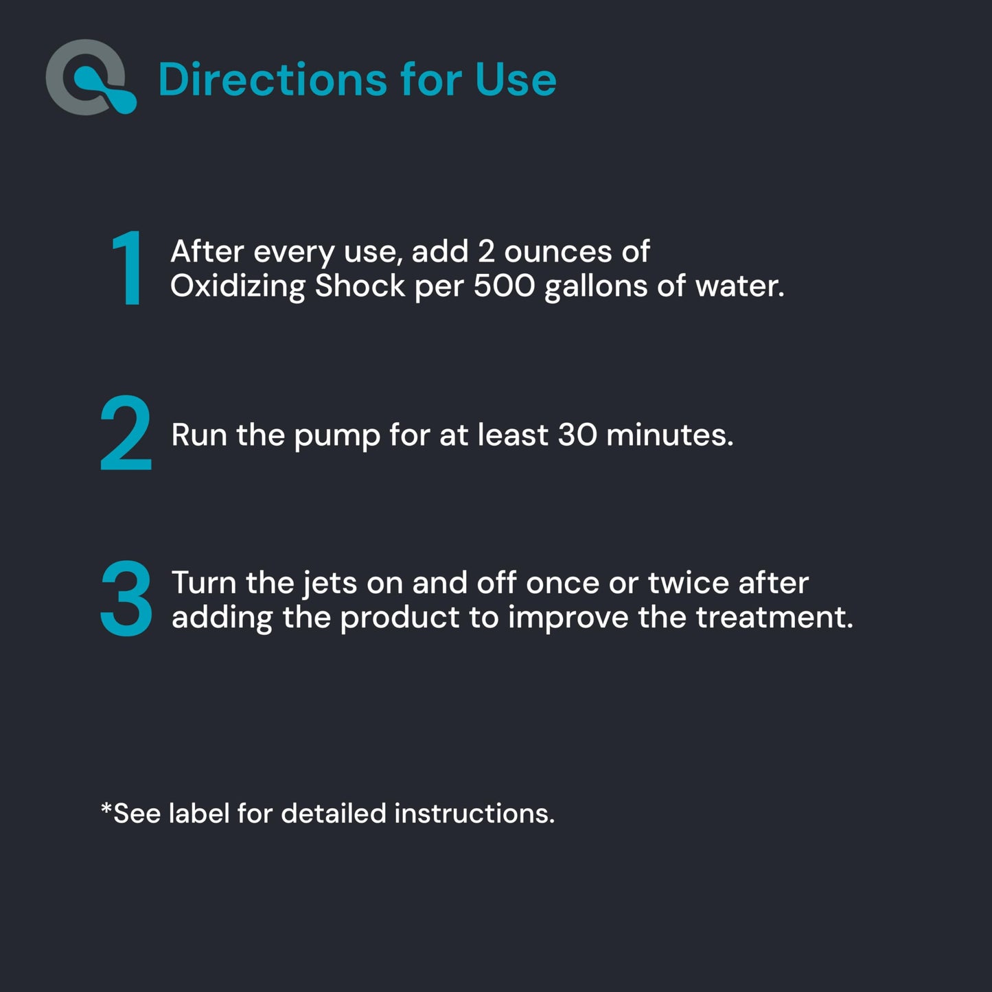 AquaDoc Oxidizing Shock for Hot Tub - 32oz - Oxygen Based Non Chlorine Spa Shock Oxidizer for Hot Tub to Support Bromine and Chlorine Systems - Made in USA