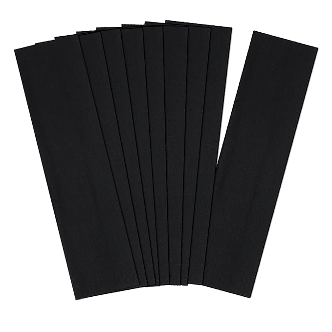 9Pcs Headbands for women Non Slip Headband, Soft Elastic Hair Bands for Women's Hair, Fashion Cotton Cloth Stretchy Sweat Bands Headbands for Sports, Makeup, Gym, Running, Yoga, Workout (Black)