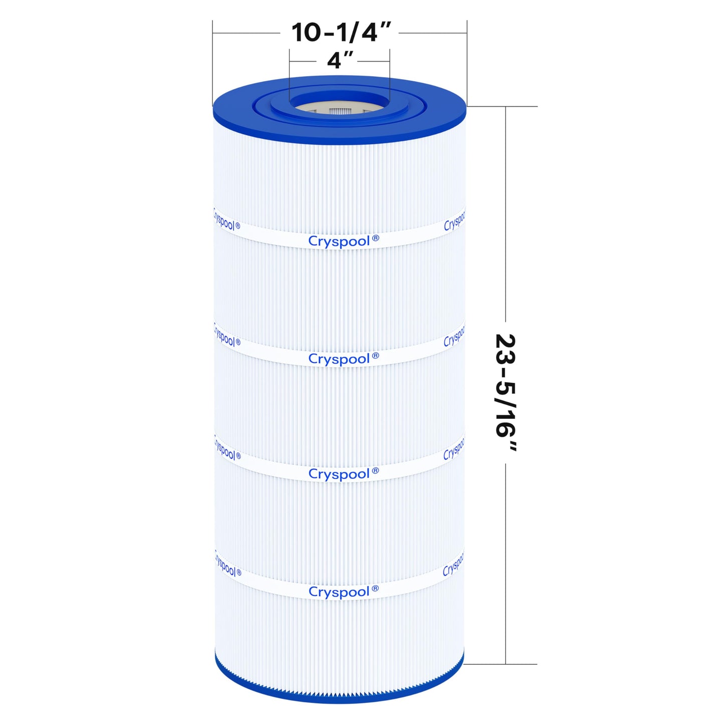 Cryspool® C150S Filter Compatible with CX150XRE, SwimClear C150S, cs150e, C-9441, PA150S, 150 Sq. Ft Pool Filter Cartridge, 1 Pack