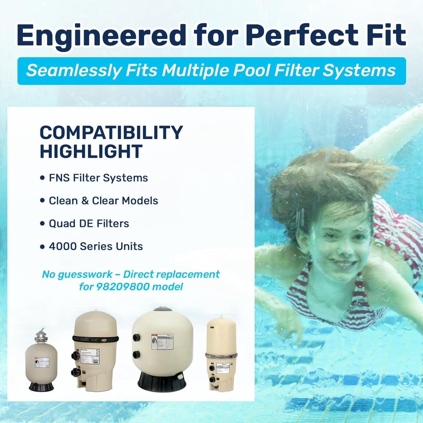 RV40600 (98209800) Brass Air Relief Valve | Compatible with Pool Filter Systems - FNS, Clean and Clear, Quad DE, 4000 Series Filters I Essential Pool Maintenance Accessory, Yellow/Black