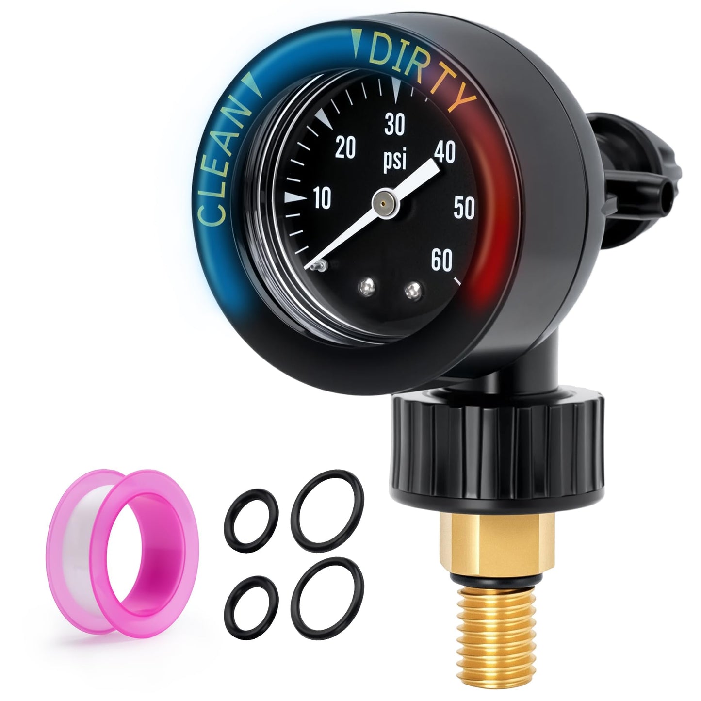 R0357200 Air Gauge Release Valve Assembly, Compatible with Jandy and Zodiac CV, CL, DEV, DEL, JS Series Pool and Spa Cartridge Filters