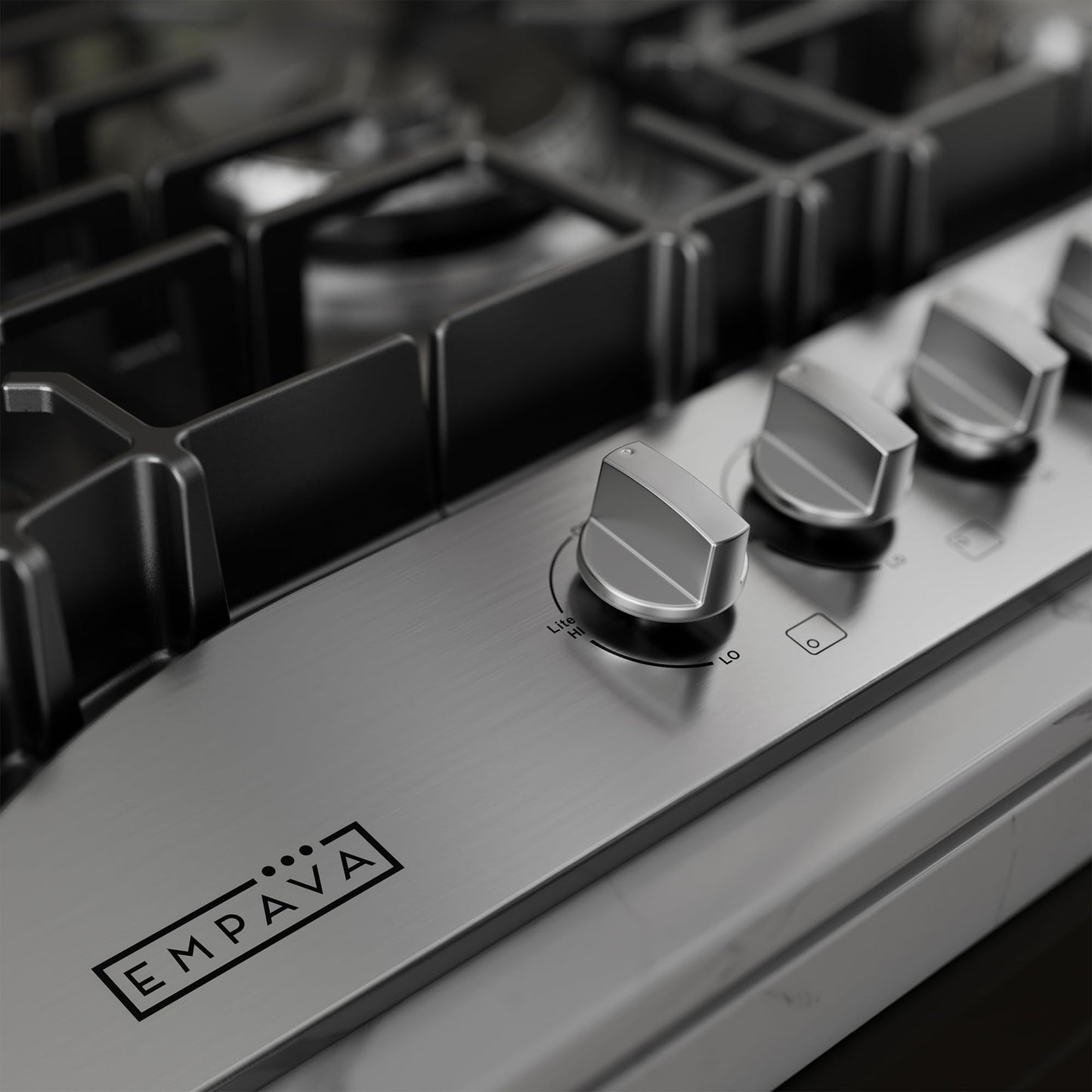 Empava 30 Inch Gas Cooktop with 5 World Class Made in Italy SABAF Burners, LPG/NG Convertible, Ideal RV Top Stoves for Kitchen, Stainless Steel