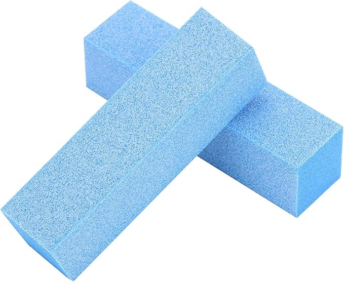 20 Pack Nail Buffers Blocks Sanding Buffing Nail Files Pedicure Manicure Tool 60/100 Grit (Blue)