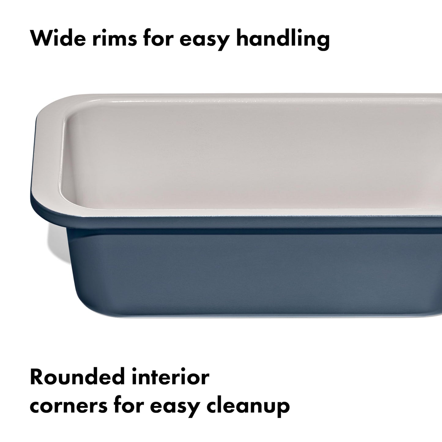 OXO Good Grips Non-Stick Pro Ceramic Coated Metal Bakeware 1Lb Loaf Pan – Storm Blue