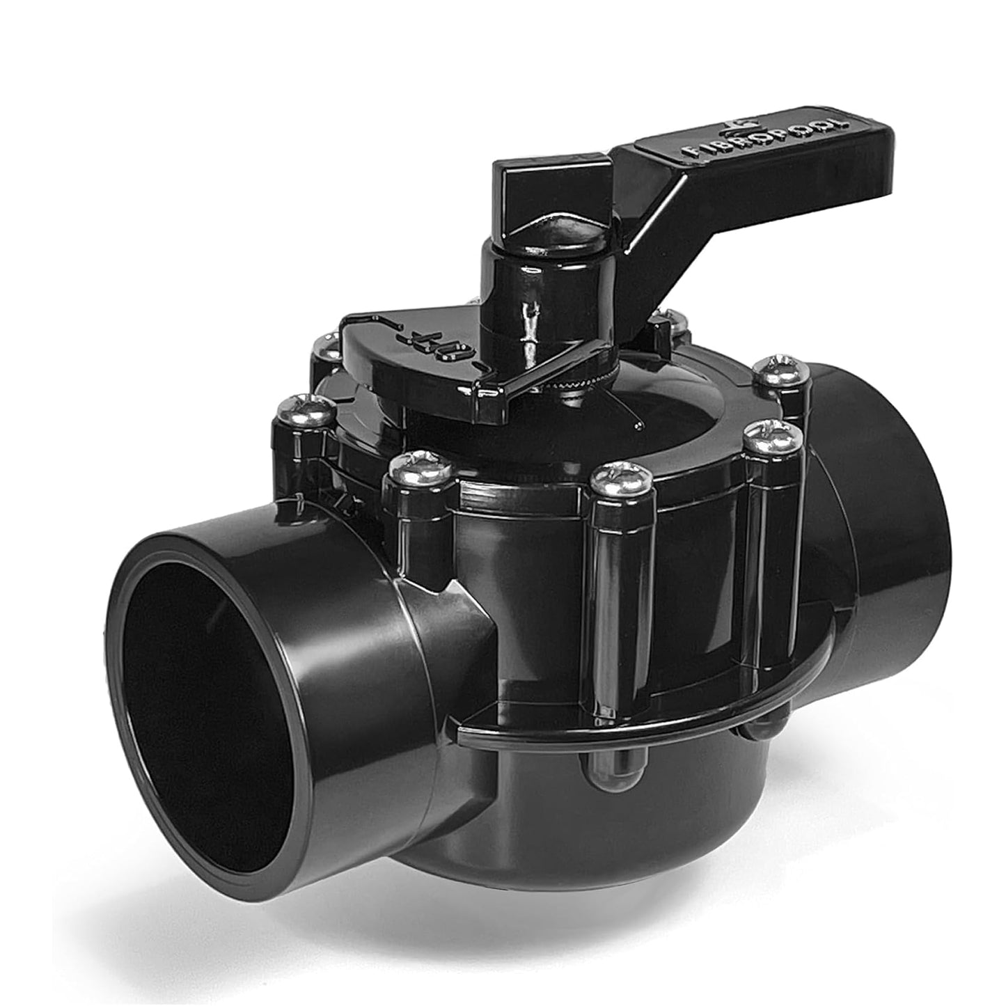 FibroPool 2 in 2-Way Pool Diverter Valve - CPVC Posi-Close Slip - Lubeless PTFE - Heater Salt Generator & Spa - NSF/ANSI 50 Certified