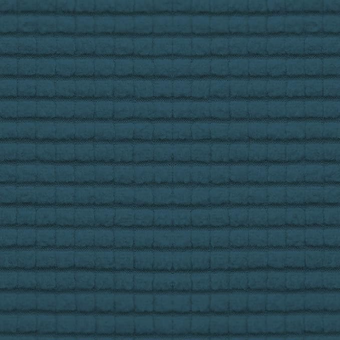 Easy-Going Stretch Loveseat Slipcover 1-Piece Sofa Cover Furniture Protector Couch Soft with Elastic Bottom for Kids Polyester Spandex Jacquard Fabric Small Checks (Loveseat, Deep Teal)