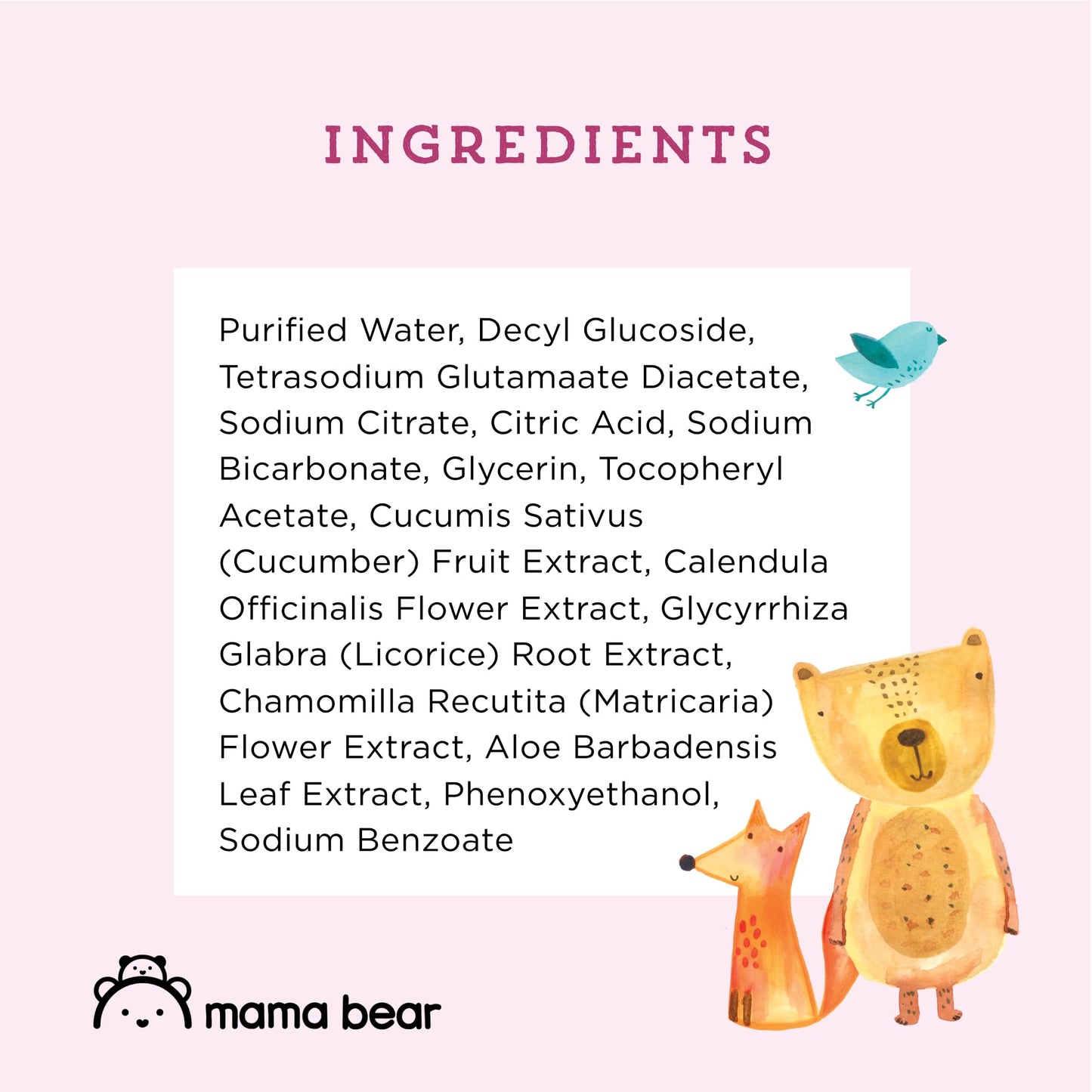 Amazon Brand - Mama Bear 99% Water Baby Wipes, Hypoallergenic, Fragrance Free,72 Count (Pack of 6)