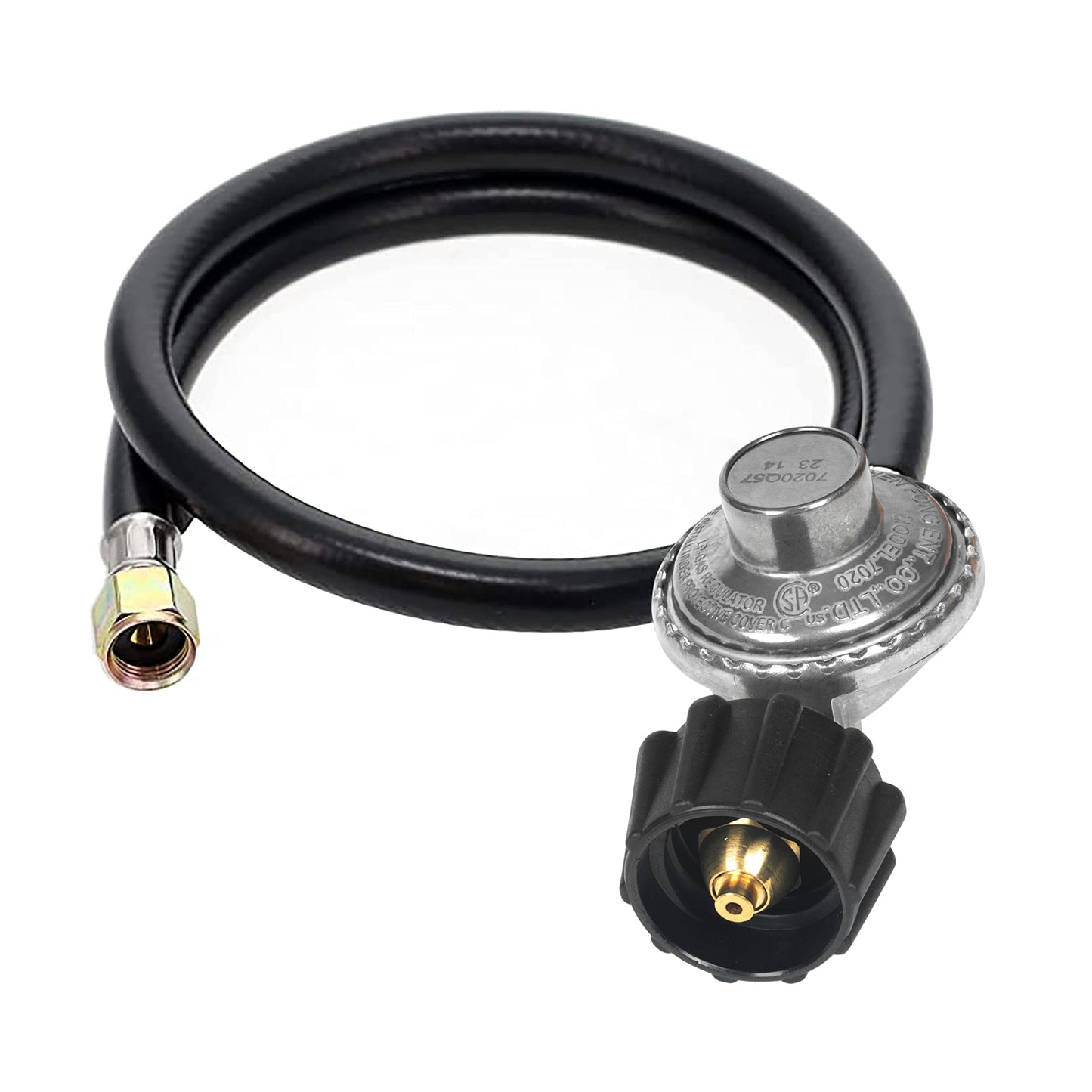 GrillAce 2-Feet propane Gas Grill Regulator and Hose, Replacement for Weber, Charbroil, Nexgrill Grill, Propane Patio Heater and Fire Pit……