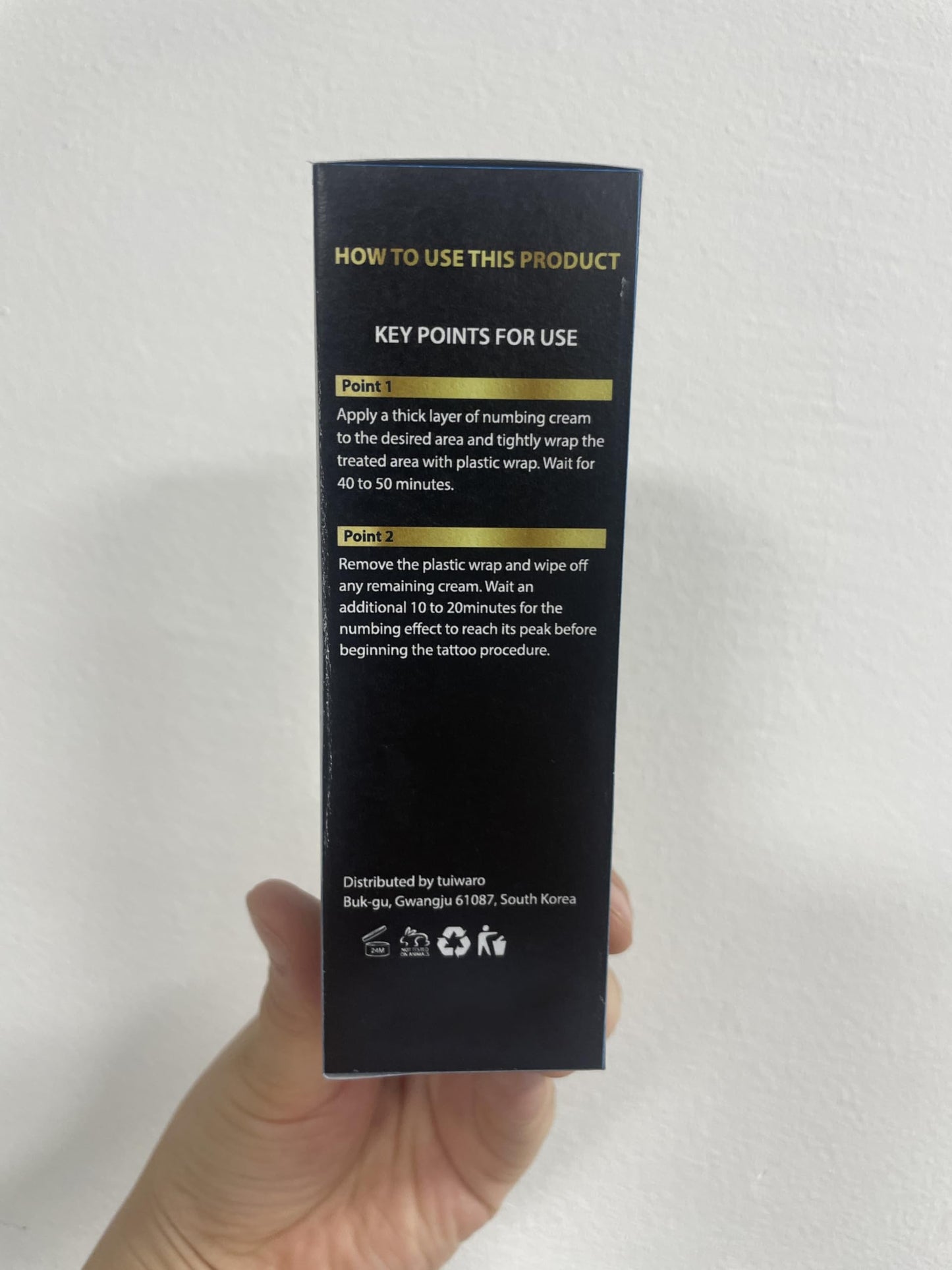 tuiwaro Numbing Cream Maximum Strength: Long Lasting with Arnica and Emu Oil