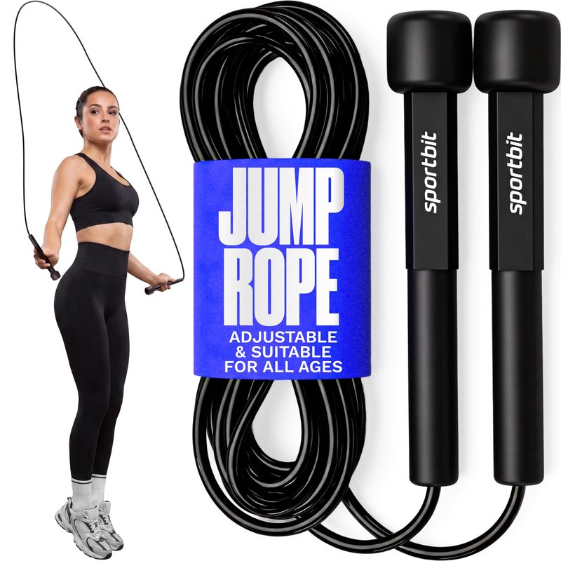 Adjustable Jump Rope for Fitness and Exercise – Skipping Rope for Cardio, Boxing, and Weight Loss – Speed Rope perfect for Men & Women