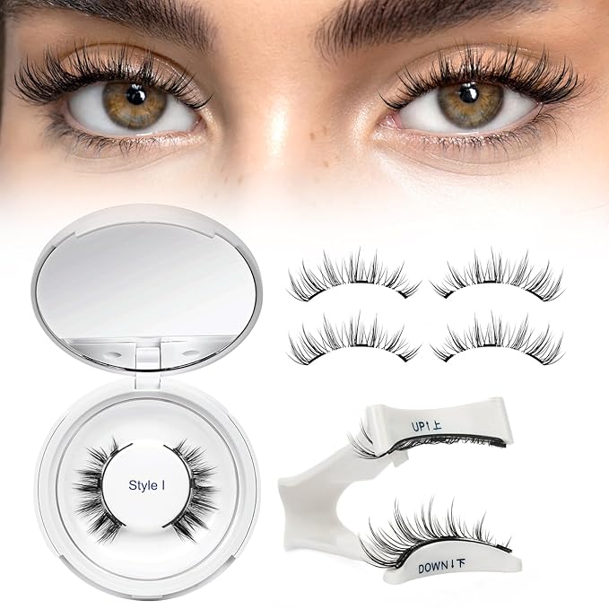Higu clace Magnetic Eyelashes Magnetic Lashes with Applicator Soft Magnetic Eyelashes Natural Look PestaÃÂ±as MagnÃÂ©ticas No Need Glue Easy to Wear and Remove PestaÃÂ±as MagnÃÂ©ticas Naturales(I04)