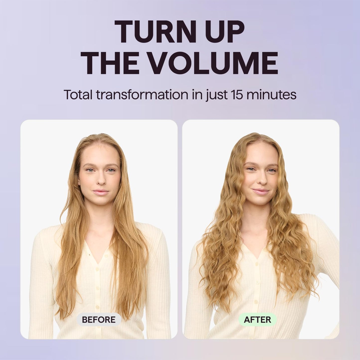 Wavytalk Power Wave Hair Crimper, Curling Iron Hair Crimper Waver, Ventilation Design for Less Damage, Ionic Reduces Frizz, Effortless-Waver, Dual Voltage Crimping Iron, Pink