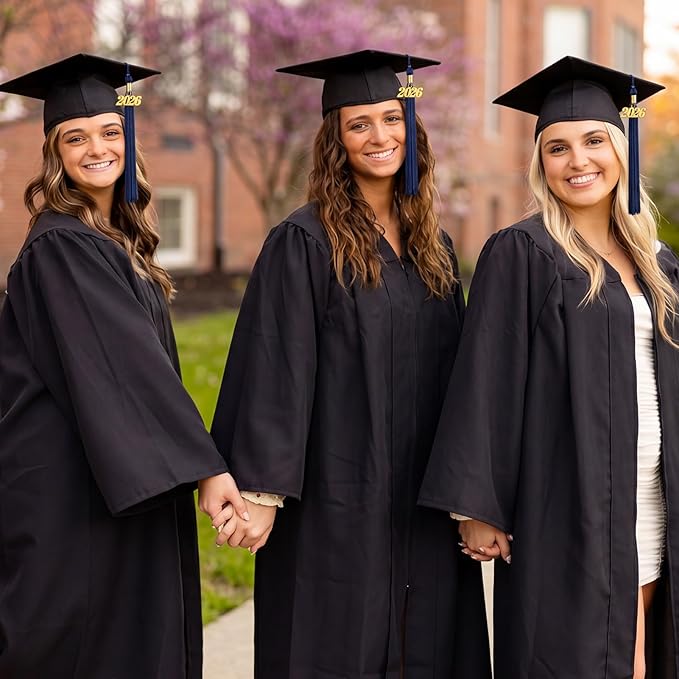 GraduationMall Single&Multiple Color Graduation Tassel with 2026 Year Charm 9"