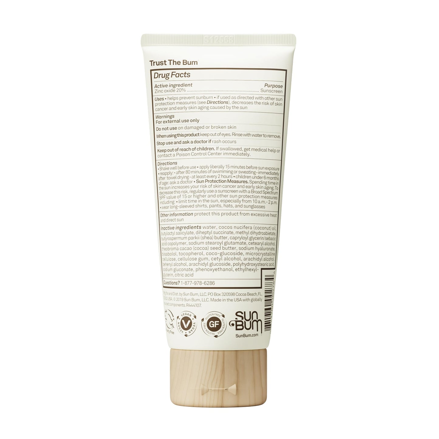 Baby Bum SPF 50 Sunscreen Lotion - Mineral UVA/UVB Face and Body Protection for Sensitive Skin - Hawaii 104 Act Compliant (Made without Octinoxate & Oxybenzone) - Fragrance Free - Travel Size - 3 oz