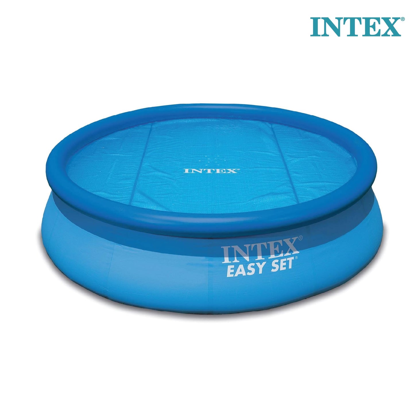 INTEX 28012E Solar Pool Cover: for 12ft Round Easy Set and Metal Frame Pools – Insulates Pool Water – Reduces Water Evaporation – Keeps Debris Out – Reduces Chemical Consumption