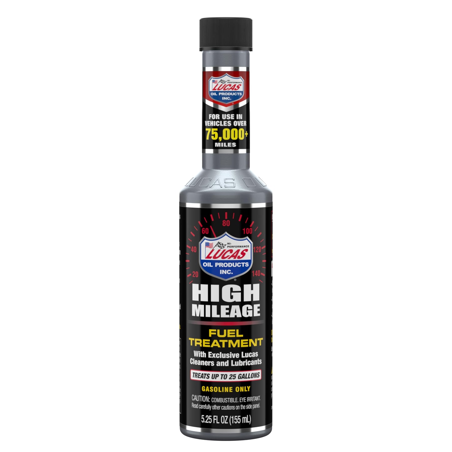 Lucas Oil High Mileage Fuel Treatment, 5.25 oz., 24 Pack
