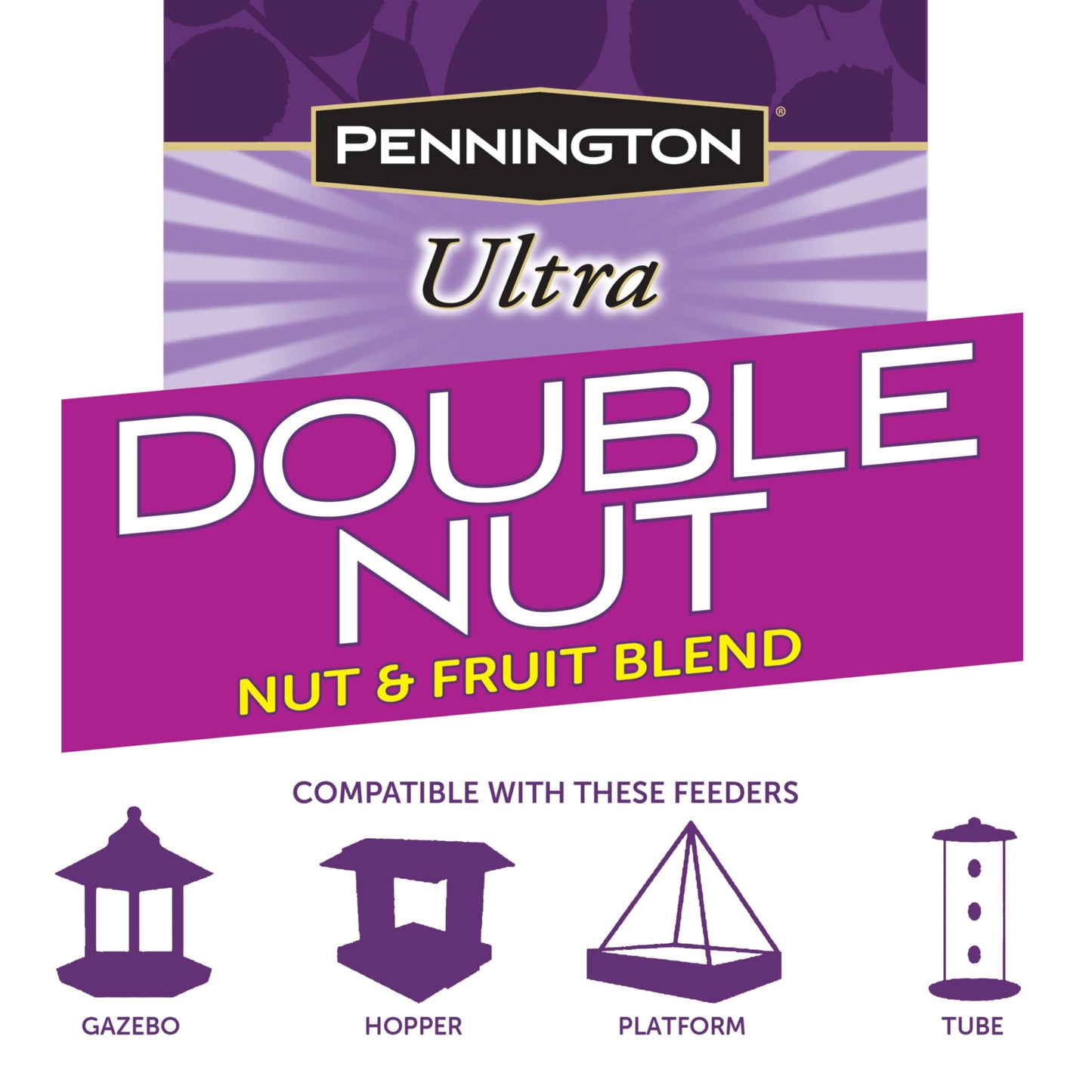 Pennington Ultra Double Nut, Nut & Fruit Blend 10lbs (Pack of 2)