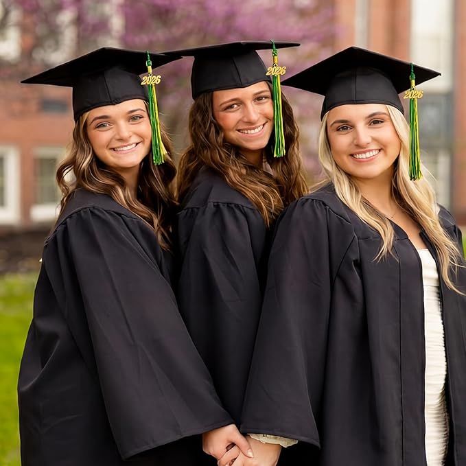 GraduationMall Single&Multiple Color Graduation Tassel with 2026 Year Charm 9"