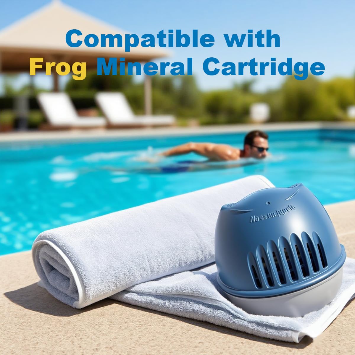 Hot Tub Replacement Cartridges with Frog Ease Floating System, Easy Installation,Continuously Used for Four Weeks ，SPA Cartridges Up to 600 Gallons,(2 Pack)