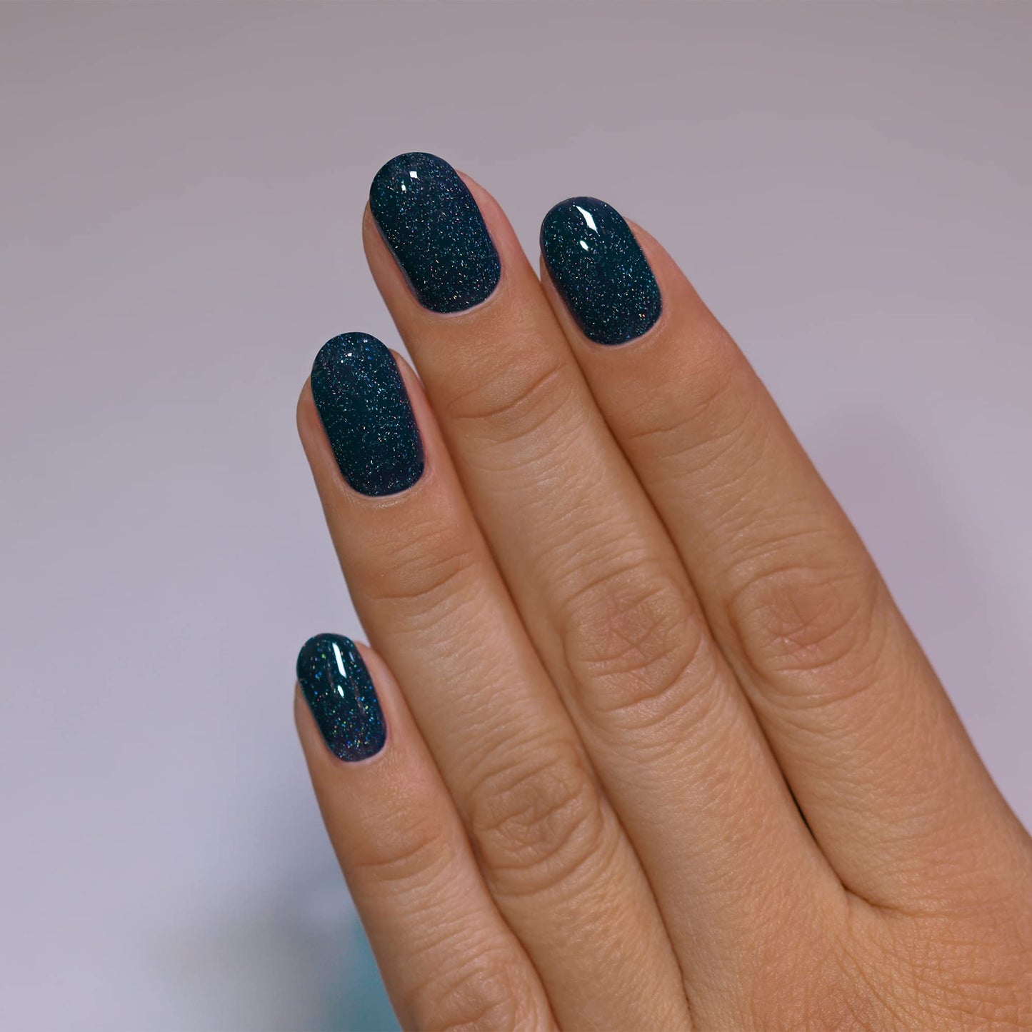 ILNP Snowstorm - Deep Blue Holographic Nail Polish