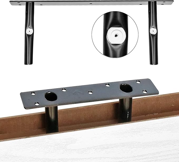 QEEIG Floating Shelves for Wall Bathroom Shelf Bedroom Kitchen Living Room Farmhouse Small Book Shelf 16 inch Set of 2, White (015-W2)