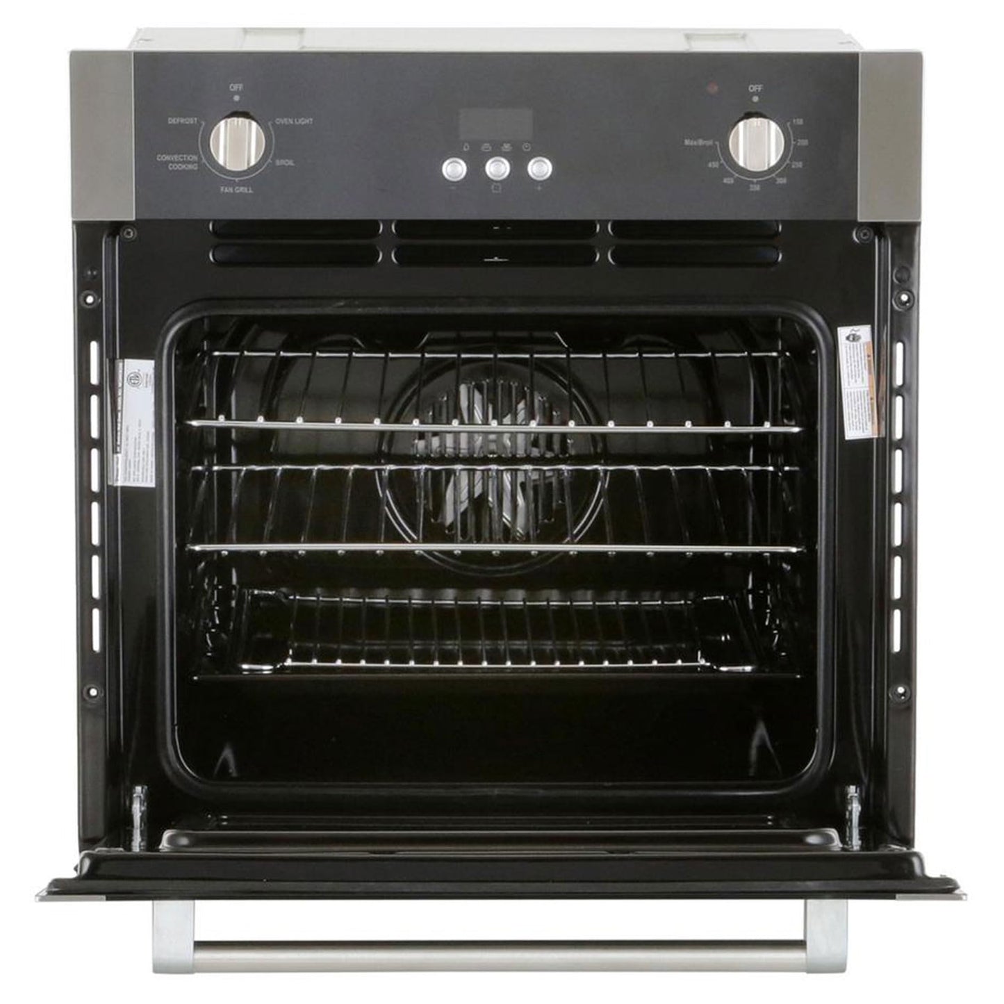 Magic Chef MCSWOE24S Electric 24" 2.2 cu. ft. Single Wall Oven with Convection, Stainless Steel
