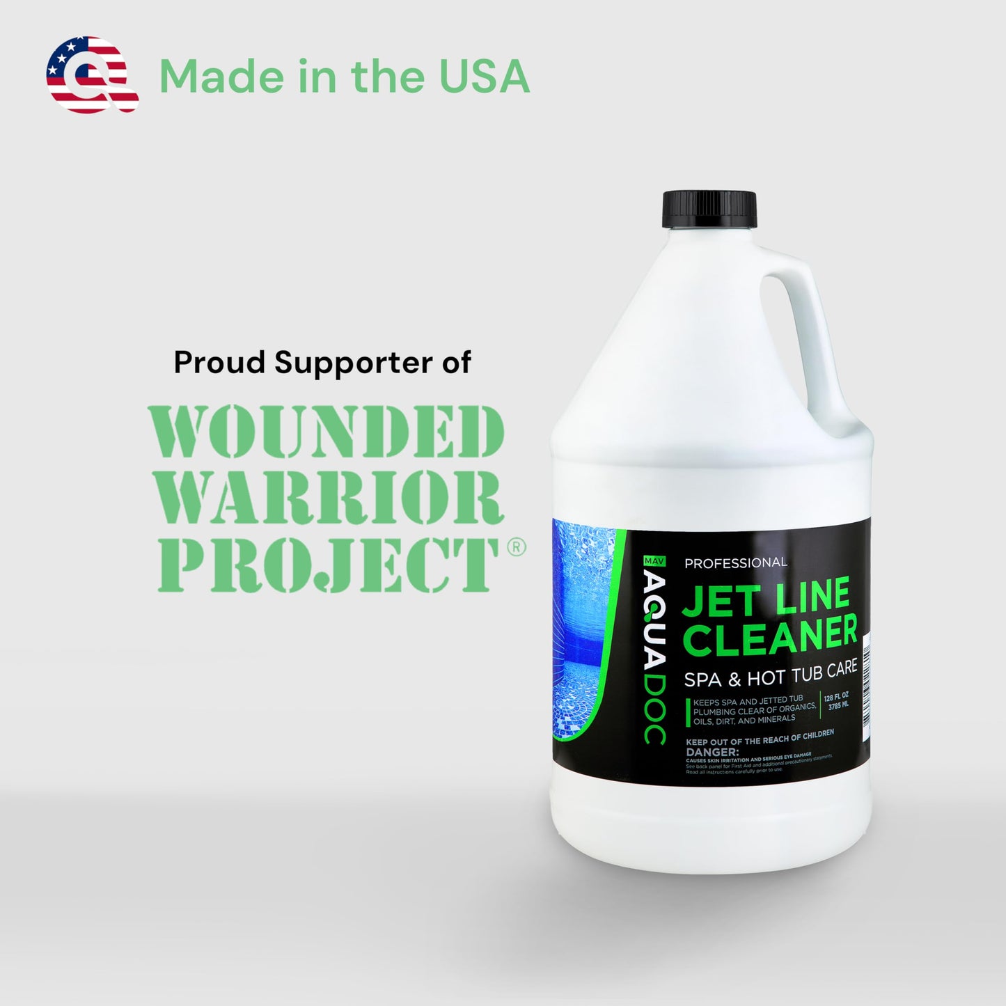 Jet Line Cleaner - 1 Gallon | Fast-Acting Spa & Jetted Tub Cleaner for Hot Tubs