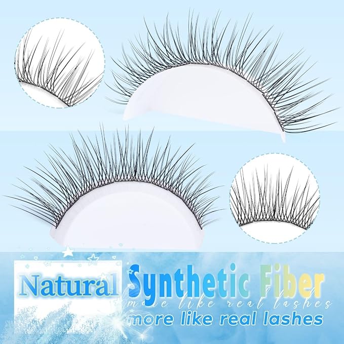 Natural Lash Extension Kit Cluster Lashes Kit Cluster Eyelash Extension Kit 220Pcs C-curly DIY Eyelash Extension Kit Short 10-14MM Individual Lashes Kit with Lash Remover by Newcally