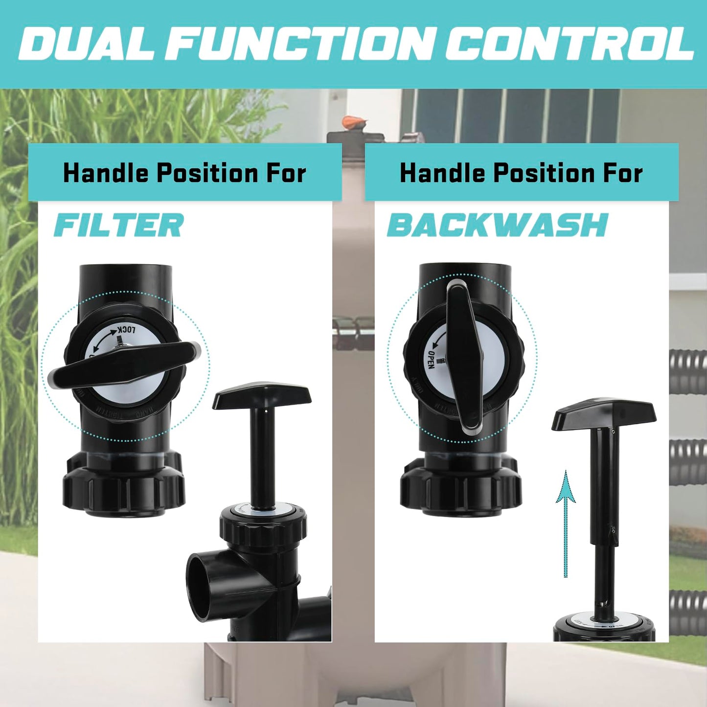 SP0410X502S 2-Inch Slide Valve Backwash Assembly Compatible with Hayward Pro-Grid and Micro-Clear D.E. Filters