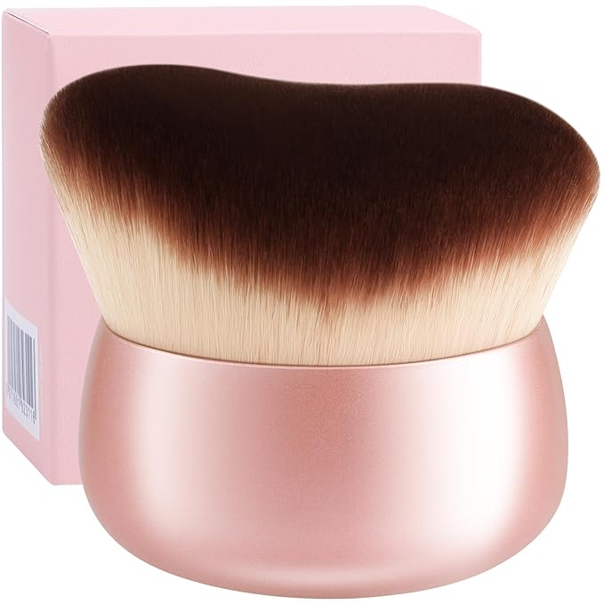 docolor Self Tanner Brush 75mm Large Body Makeup Brush Soft synthetic hair Tanning Brush no stripes, for Foundation, Self-tanners, Bronzer, Self Tan Back Applicator Face&Body Makeup Brush Gift Box