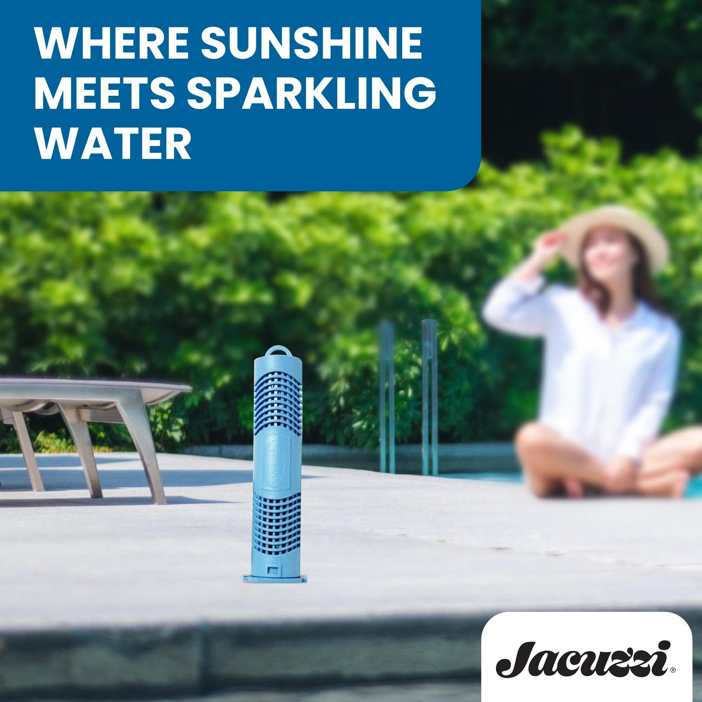 Jacuzzi ProClear Mineral Spa Sanitizer Cartridge – 2890-185, Hot Tub Mineral Cartridge for J-300, J-400 & J-500 Series, Easy-to-Install Design Supports Balanced Water and Reduced Chemical Use